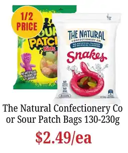 Farmer Jack's The Natural Confectionery Co or Sour Patch Bags offer