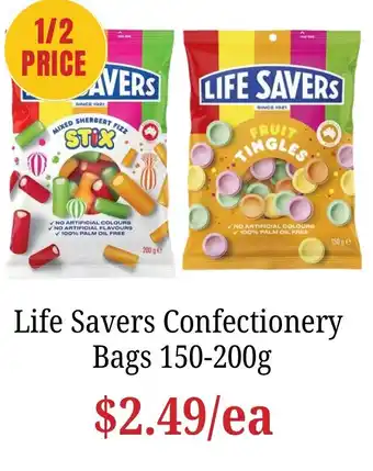 Farmer Jack's Life Savers Confectionery offer