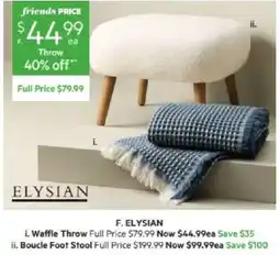 Harris Scarfe Elysian Waffle Throw offer