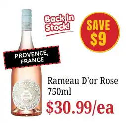 Farmer Jack's Rameau D'or Rose offer