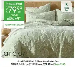 Harris Scarfe A. ARDOR Kiah 5 Piece Comforter Set offer