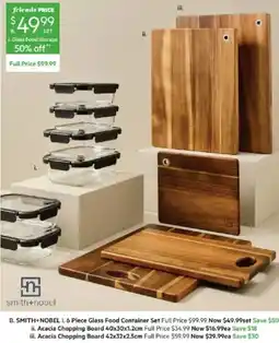 Harris Scarfe Smith+Nobel 6 Piece Glass Food Container Set offer