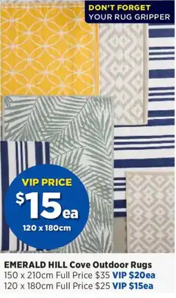 Spotlight Emerald Hill Cove Outdoor Rugs offer