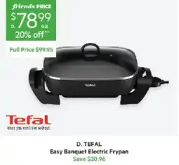Harris Scarfe D. Tefal Easy Banquet Electric Frypan offer