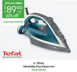 Harris Scarfe H. TEFAL UltraGlide Plus Steam Iron offer