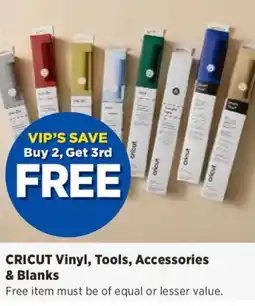 Spotlight Cricut Vinyl, Tools, Accessories & Blanks offer