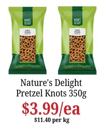 Nature's Delight Pretzel Knots