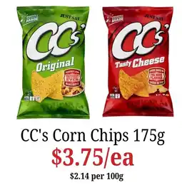 Farmer Jack's CC's Corn Chips offer