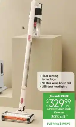 Harris Scarfe Shark Powerclean Cordless Stick Vacuum offer