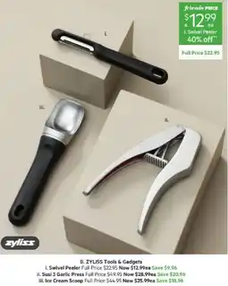 Harris Scarfe ZYLISS Tools & Gadgets offer