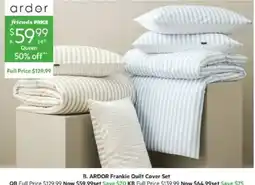 Harris Scarfe B. ARDOR Frankie Quilt Cover Set offer