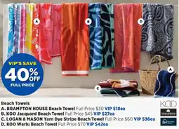 Spotlight Beach Towels offer