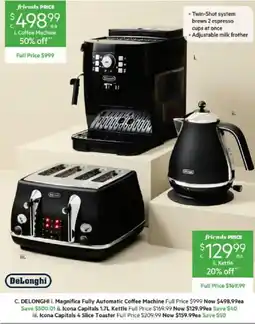 Harris Scarfe DELONGHI Magnifica Fully Automatic Coffee Machine offer