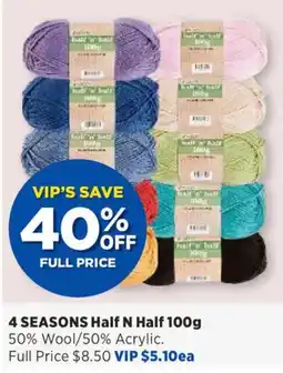 Spotlight 4 SEASONS Half N Half offer
