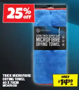 Autobarn Streetwise Thick Microfibre Drying Towel offer