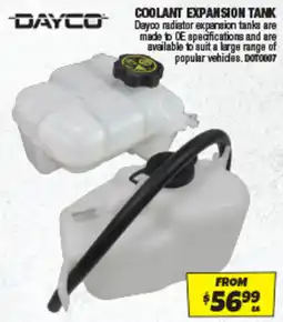 Autobarn Dayco coolant expansion tank offer
