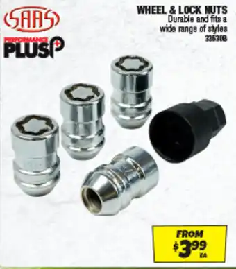 Sars Performance Plus Wheel & Lock Nuts