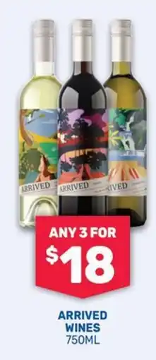 Bottlemart Arrived Wines offer