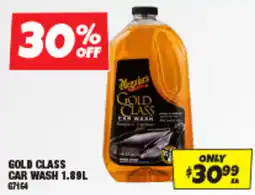 Autobarn Meguiar's Gold Class Car Wash offer