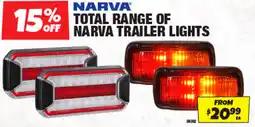 Autobarn Narva trailer lights offer