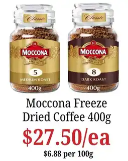 Farmer Jack's Moccona Freeze Dried Coffee offer