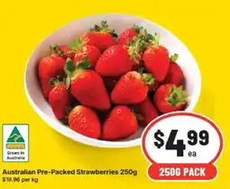 IGA Australian Pre-Packed Strawberries offer