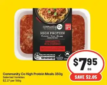 Community Co High Protein Meals