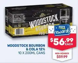 Bottlemart Woodstock Bourbon & Cola offer
