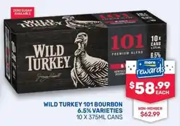 Bottlemart Wild Turkey 101 Bourbon 6.5% Varieties offer