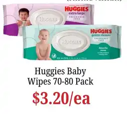 Farmer Jack's Huggies Baby Wipes offer