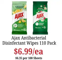 Farmer Jack's Ajax Antibacterial Disinfectant Wipes offer