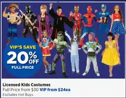 Spotlight Licensed Kids Costumes offer