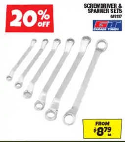 Autobarn Screwdriver & Spanner Sets GT8137 offer