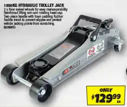 Autobarn 1850kg Hydraulic Trolley Jack offer