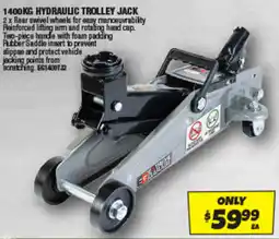 Autobarn 1400kg Hydraulic Trolley Jack offer