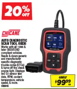 Autobarn Chicane Auto Diagnostic Scan Tool OBDII offer