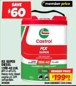 Autobarn Castrol RX Super Diesel offer