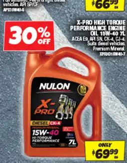Autobarn Nulon X-Pro Diesel 15W-40 offer