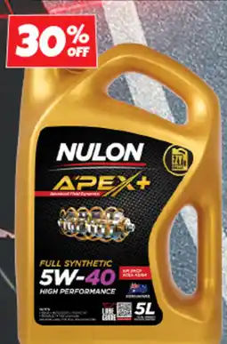 Autobarn Nulon Apex+ Full Synthetic 5W-40 High Performance offer