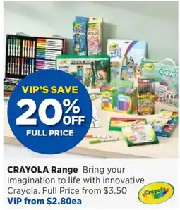Spotlight Crayola Range offer