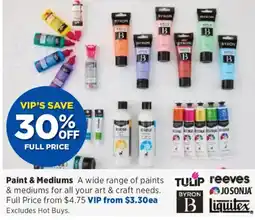 Spotlight Paint & Mediums offer