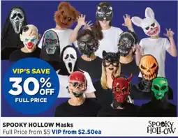 Spotlight Spooky Hollow Masks offer