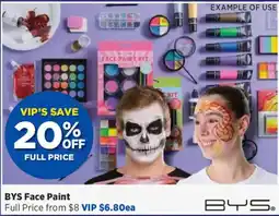 Spotlight BYS Face Paint offer