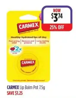 Wizard Pharmacy Carmex Lip Balm Pot offer