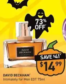 Chemist King David Beckham Intimately for Men EDT offer