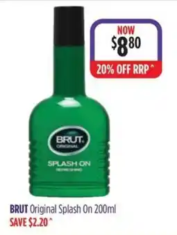 Wizard Pharmacy Brut Original Splash On offer
