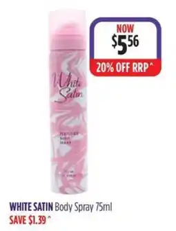 Wizard Pharmacy White Satin Body Spray offer