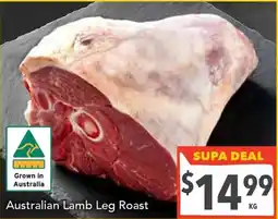 Supa Valu Australian Lamb Leg Roast offer