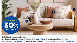 Spotlight BOUCLAIR Home Collection offer