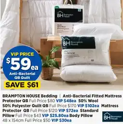 Spotlight BRAMPTON HOUSE Bedding offer